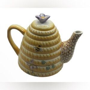 Mesa Beehive Teapot with Floral Design